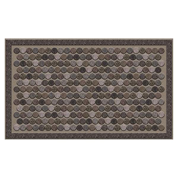 Коврик влаговпитывающий   46х76 Точки в ассорт. 6415