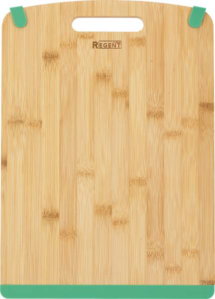 REGENT INOX Linea Bamboo Доска разделочная 93-BM-4-03.3 бамбук/силикон 39х28х1,5см 