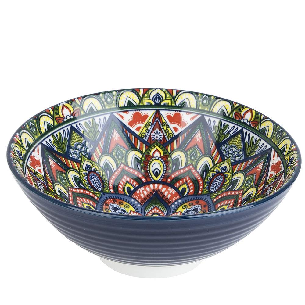 NOUVELLE HOME Arabesque синий Салатник 0860085 1200мл 20см