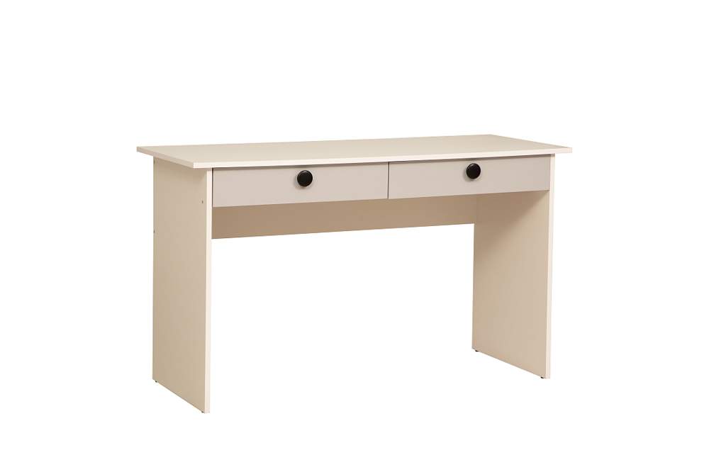 Стол письменный 69.07 Артис (белый/серый/ДВПО белый)