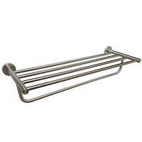 Полка д/полотенца GFmark  80142  с опорой большая  нерж/сталь