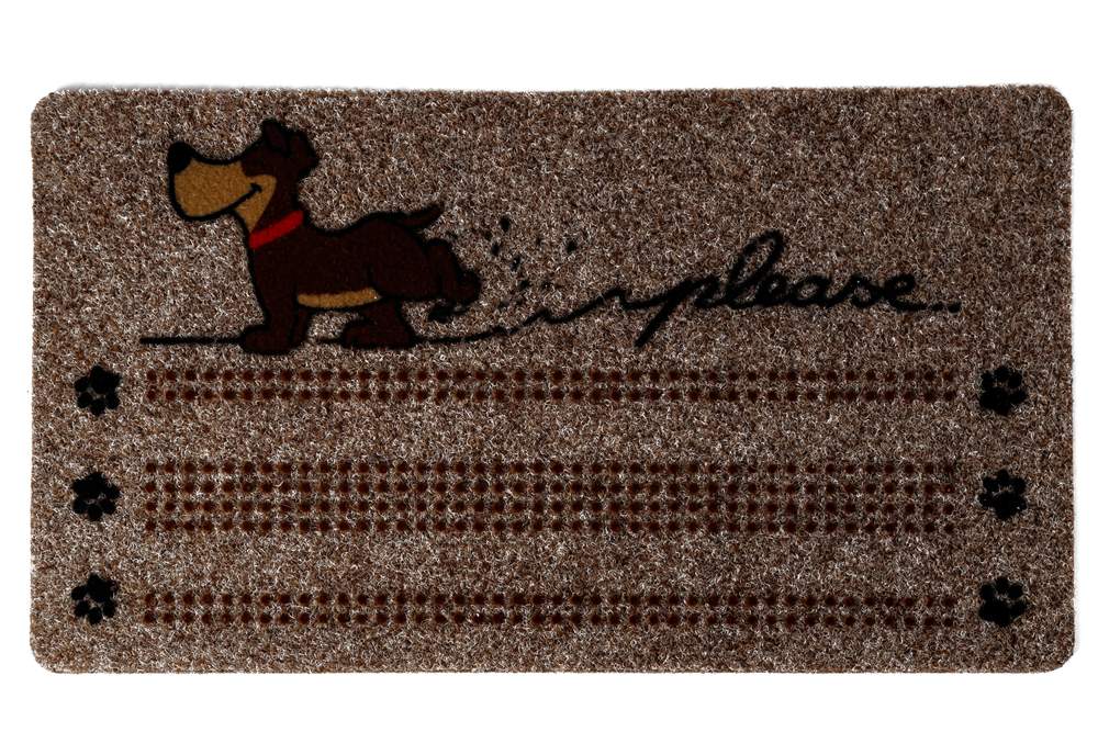 Коврик придверный Brush  40х70  Чистые лапы 21222