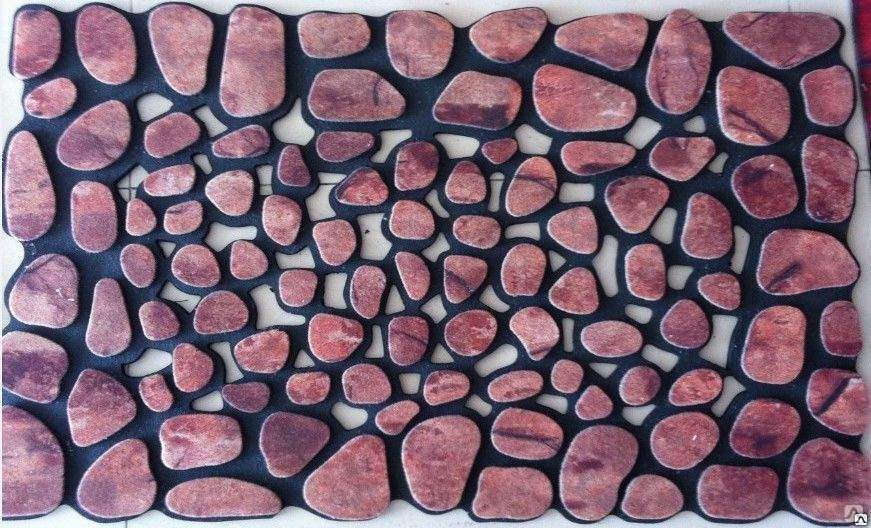 Коврик резиновый флокированный Т-064 45х75 6мм CleanWill