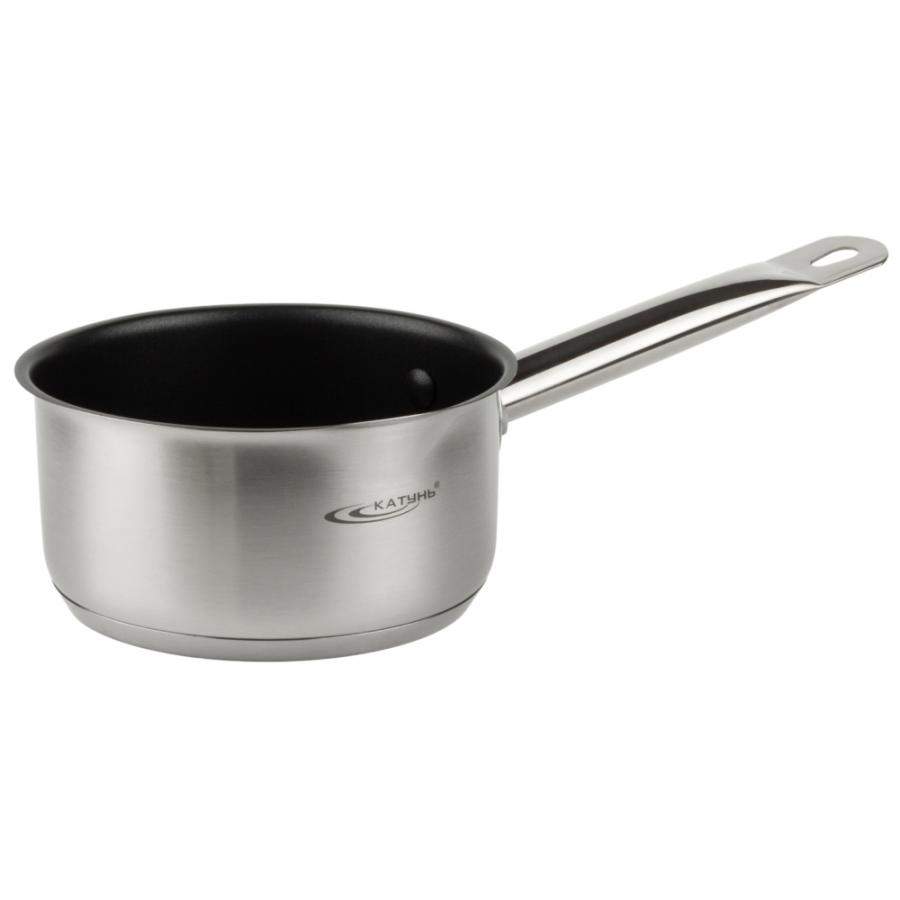 КАТУНЬ Общепит-Шеф Ковш 1,5л d16 h8 б/кр нерж.тройное дно АП покрытие Xylan КТ-ОБ-КВА-16