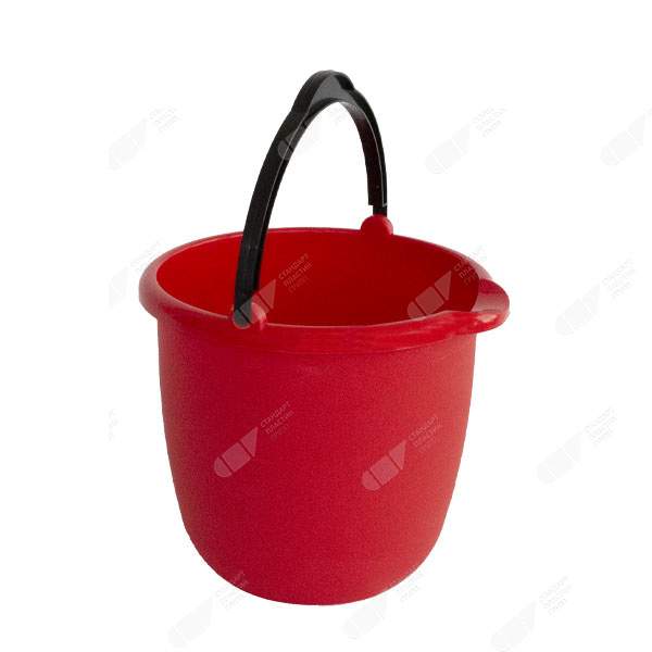Ведро 10л  мерн.делен, с носик, красный  305-0116кр/287287