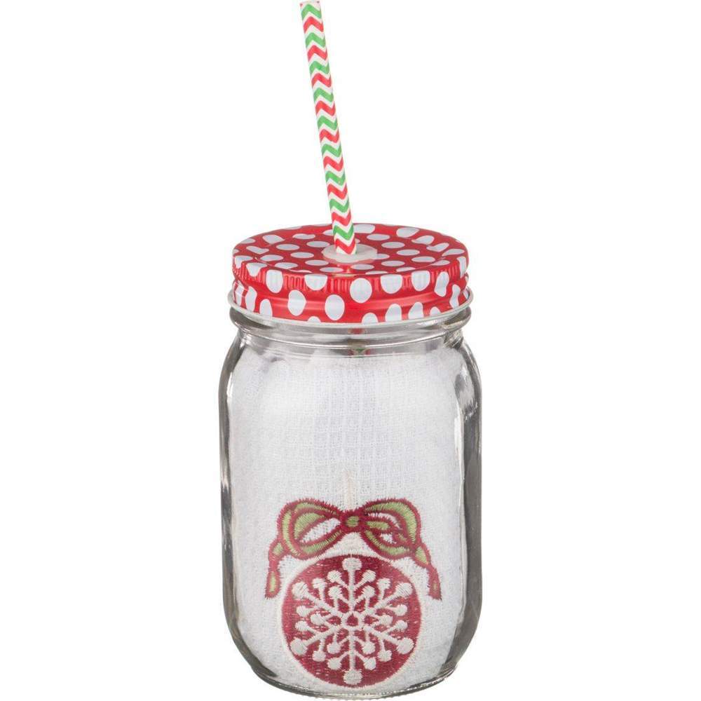 Банка 825-037 для смузи с трубочкой