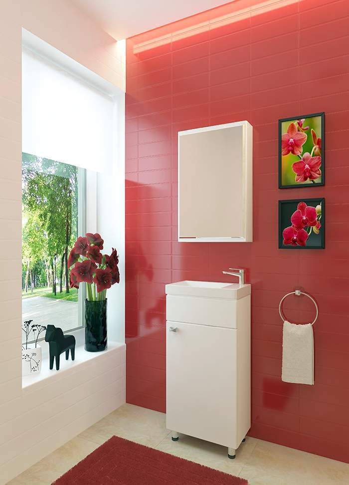 Зеркало-шкаф EVA GOLD  Cleo 40