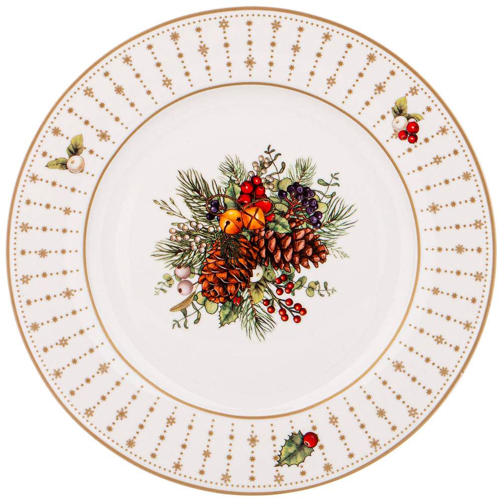 LEFARD Celebration Тарелка 85-1929 закусочная 20,5см белый борт