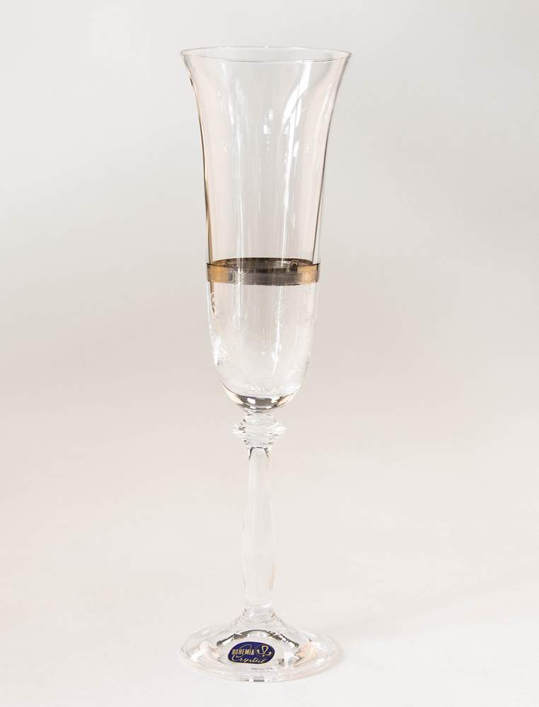 CRYSTALEX BOHEMIA Анжела Q8997/40600/190 Набор бокалов д/шампанского 190мл 6шт