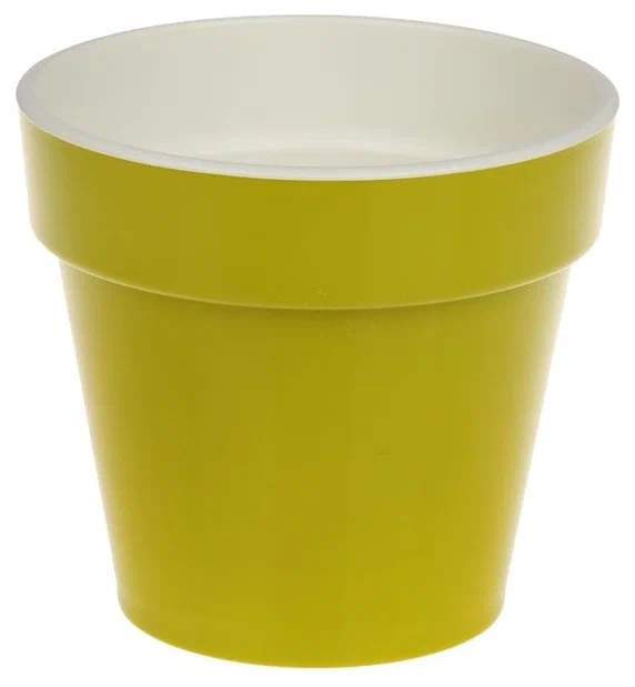 Горшок  Порто  1л со вставкой  фисташковый Д1315