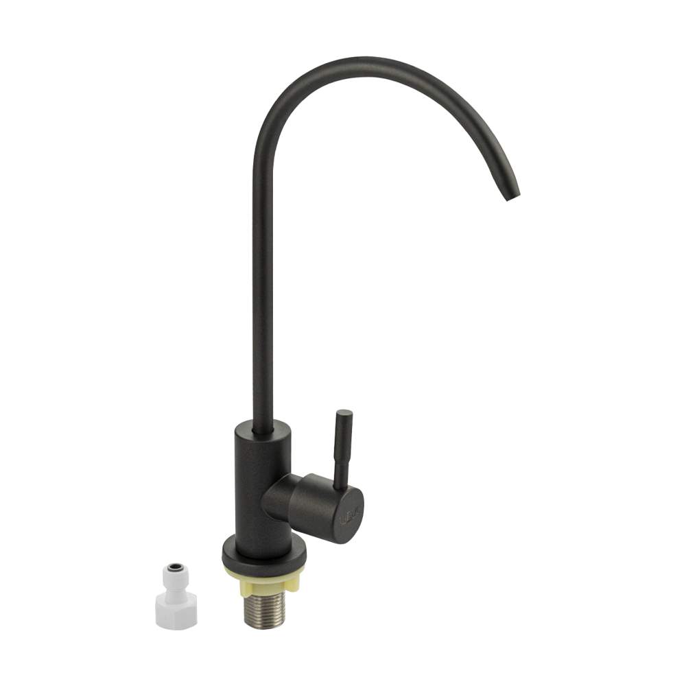 Кран Magnus  9021  на одну воду для фильтра, из нерж.стали, графит