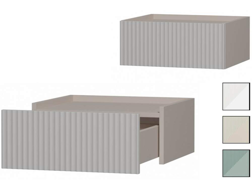 ТЕФИЯ тумба прикроватная подвесная МДФ матов. Сантьяго