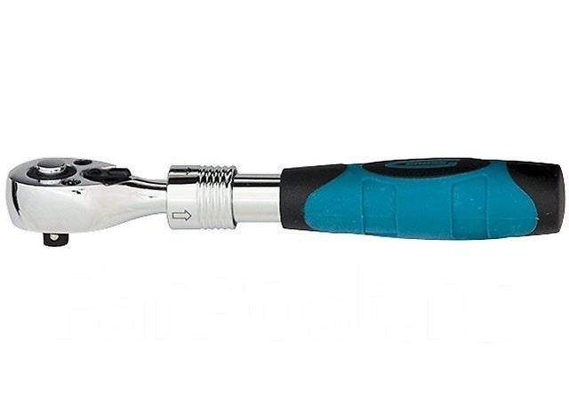 Ключ трещоточный GROSS 1/2", 305-445мм CrV телекскопич. 14070