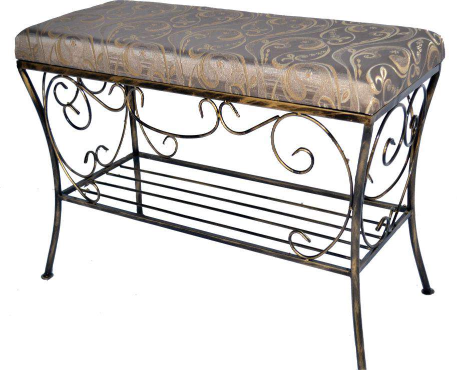 МЕТАЛЛ-ДЕКОР Обувница-Банкетка №546 1-а ярусная h50*35*110см