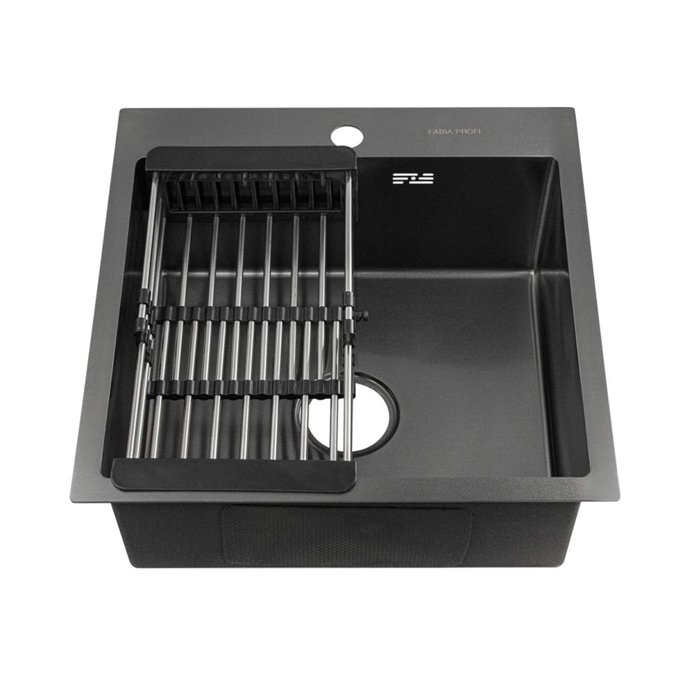 Мойка FABIA  PROFI врезная 50х50cм Графит 3,0мм  50503G