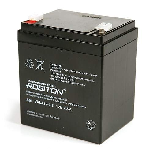 Аккум. Robiton 12V 4.5Ah  VRLA12-4.5  07633
