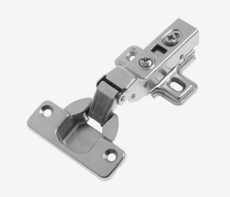 Петля мебельная полунакладная clip-on с доводчиком ADELIA  993068