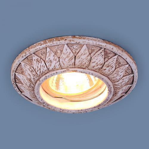 *Точечный свет- 4054  MR16  IVR  айвори