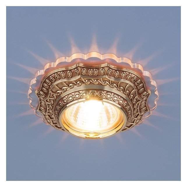 Точечный свет- 6027  MR16  GD золото