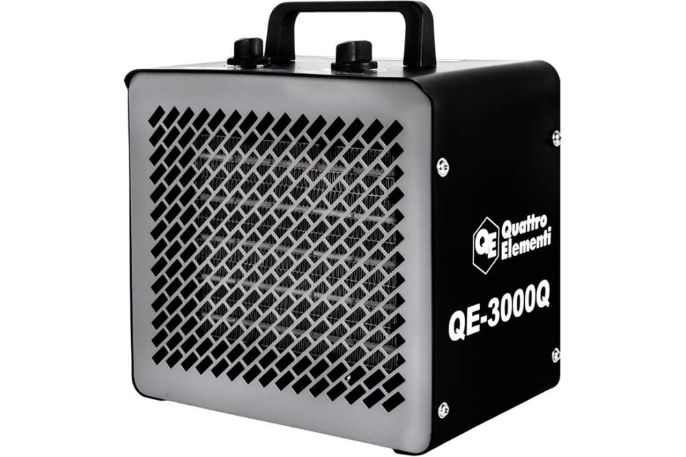 Нагреватель эл. керам. QUATTRO ELEMENTI QE-3000Q КУБ (3кВт, 238 м.куб/ч,) 915-977