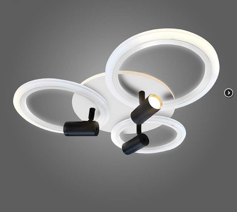 Люстра   управляемый с/д  SONNE downlight 80W 4R-APP-582х115-BLACK/WHITE/WHITE-220-IP20