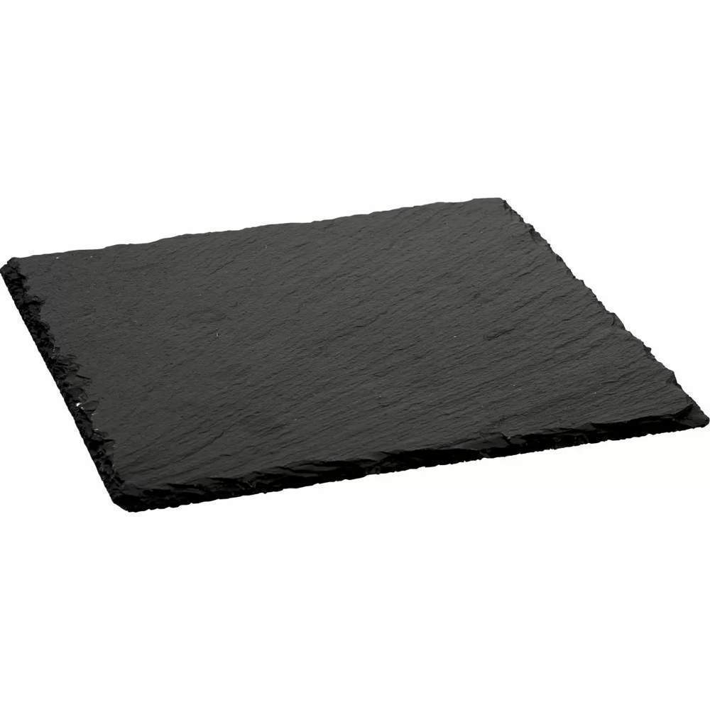 P.L. Proff Cuisine Блюдо д/подачи 30х30х0,5см черный сланец 81229061/MSL3030  