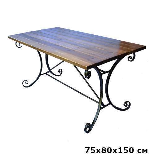 Стол №1290  садовый h-75*80*150см