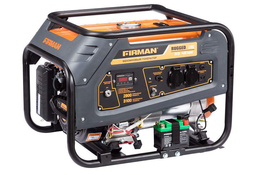 Электростанция FIRMAN RD4910E бенз.  2,8/3,1кВт (без т/колес)