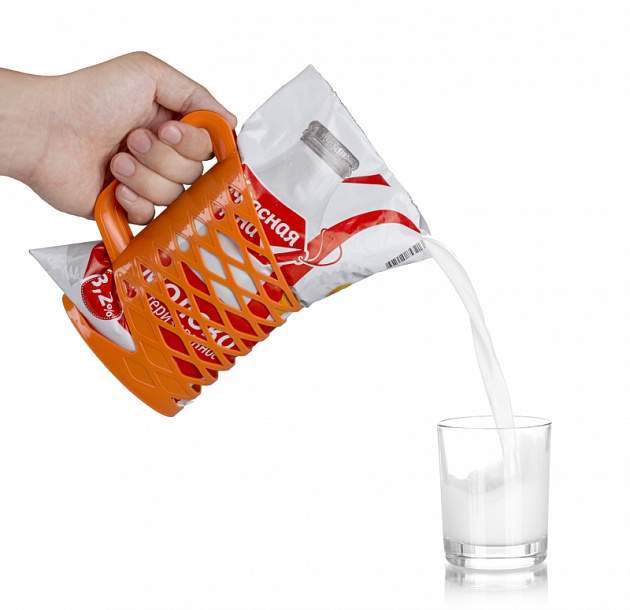 БЫТПЛАСТ Держатель д/молочных продуктов в мягк.упаковке 431294807 Phibo 1л 141х80х158мм 