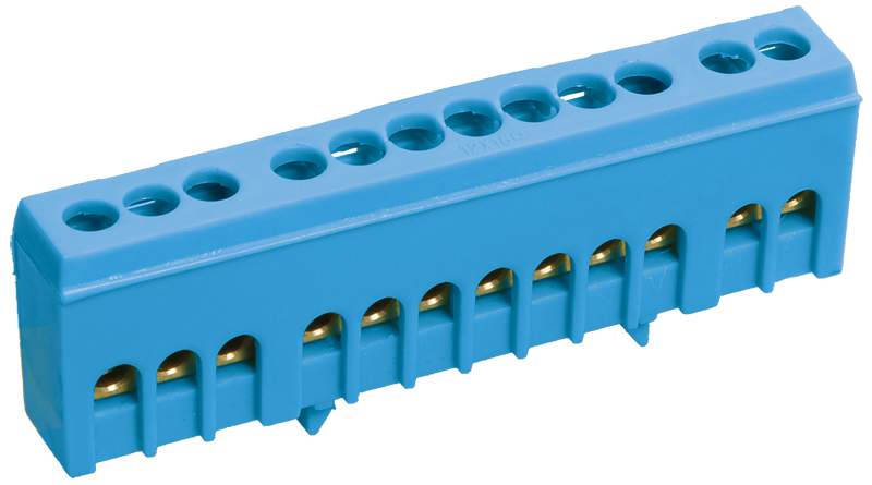 Шина ИЭК нулевая  на Din- из. ШНИ-6x9- 8-К-С  YNN10-69-8KD-k07  253827