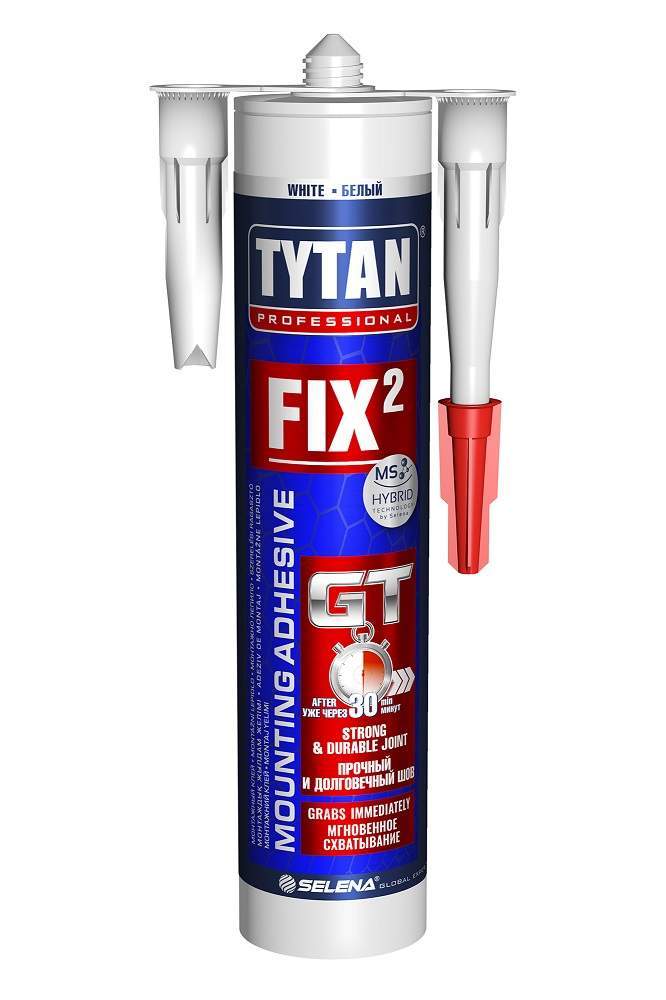 Клей Tytan Professional Fix2 GT монтажный 290мл  73891