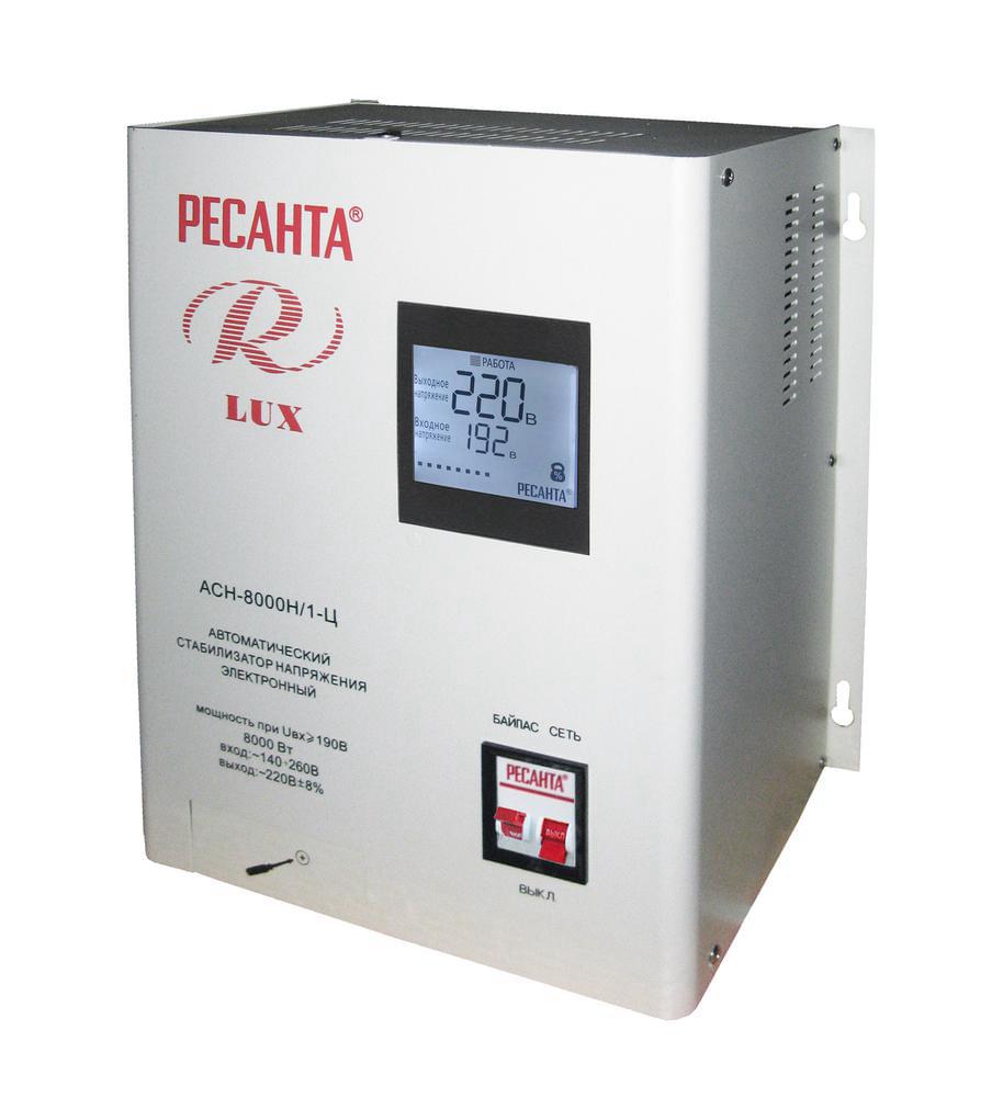 Стабилизатор АСН- 8000Н/1-Ц  Ресанта Люкс