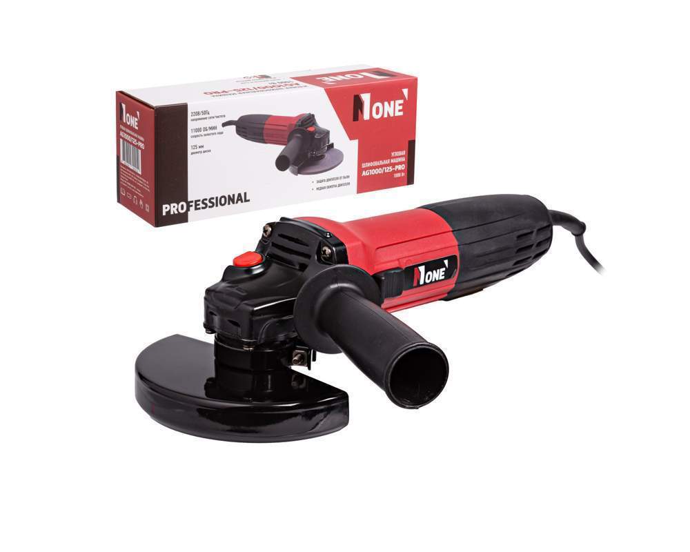 УШМ NUMBER ONE AG1000/125-PRO 125мм 1000Вт 