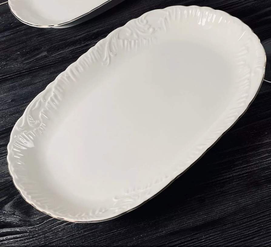 LENARDI Аврора Gold Блюдо 305-061 прямоугольное 25,5см  