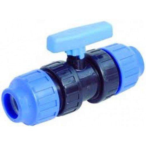 Кран компрессионный  25 ПЭ