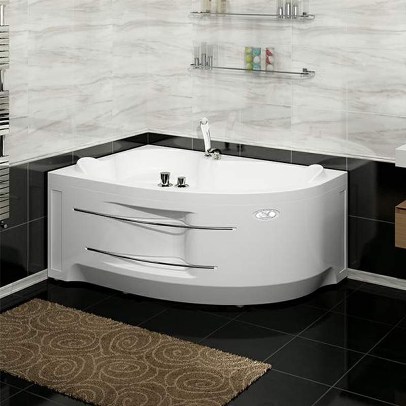 Ванна акрил. Ирма 160*105 (лев) +фронт. панель, каркас,слив-перелив