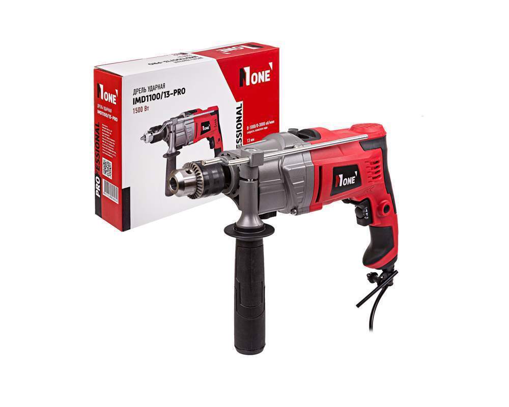 Дрель NUMBER ONE IMD1100/13-PRO  1500Вт удар.