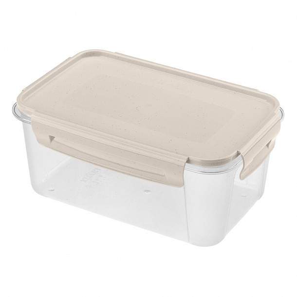 БЫТПЛАСТ Контейнер 437110735 Filalex Lock&Ok д/СВЧ 1100мл 186x122x81мм бежевый флэк 