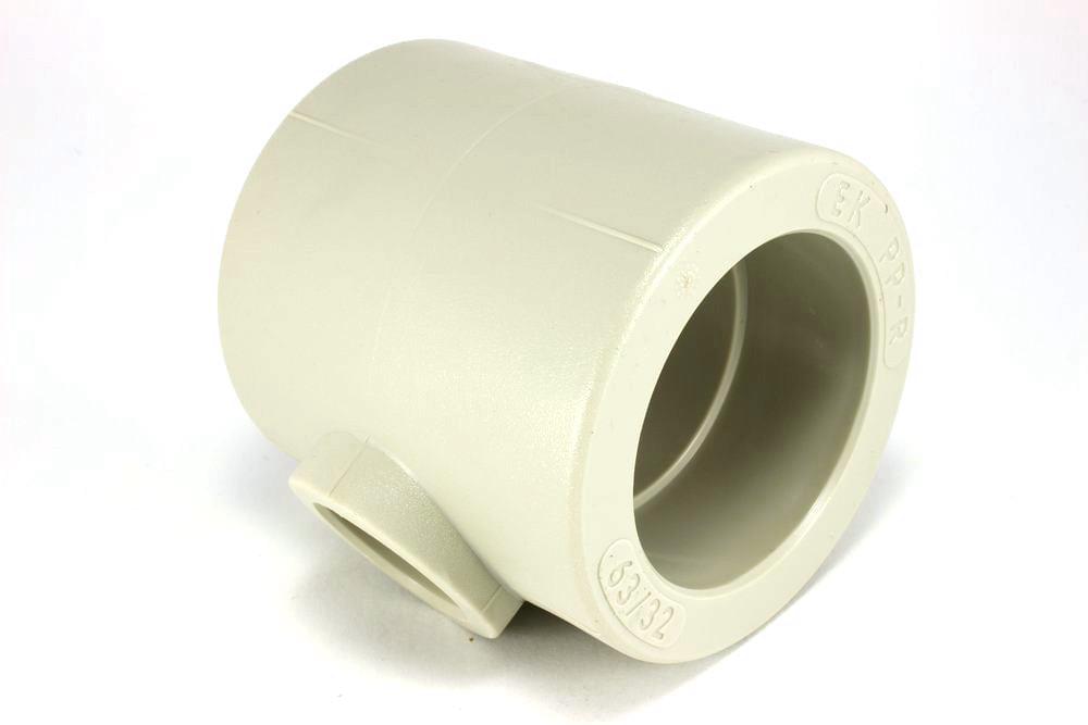 Тройник переходной 63х32х63  Ekoplastik