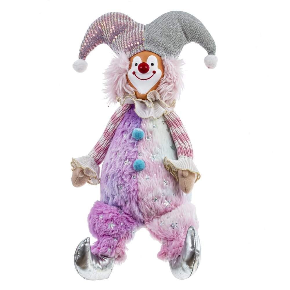 REMECO COLLECTION Игрушка набивная 813419 Клоун в розовом 18х11х45см 