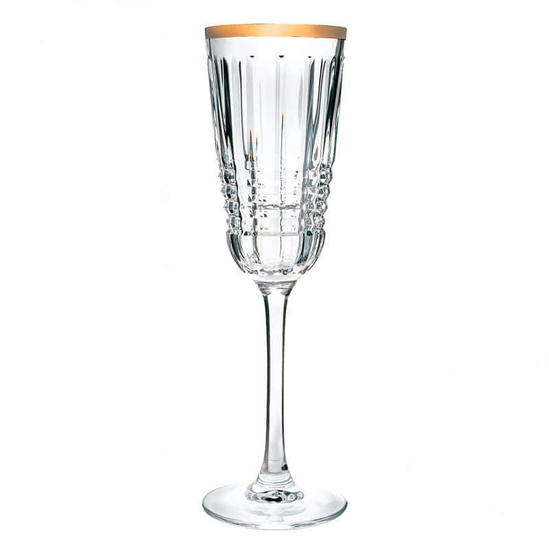 CRISTAL D'ARQUES Rendez-Vous Gold Набор бокалов 170мл д/шампанского 6шт 65355