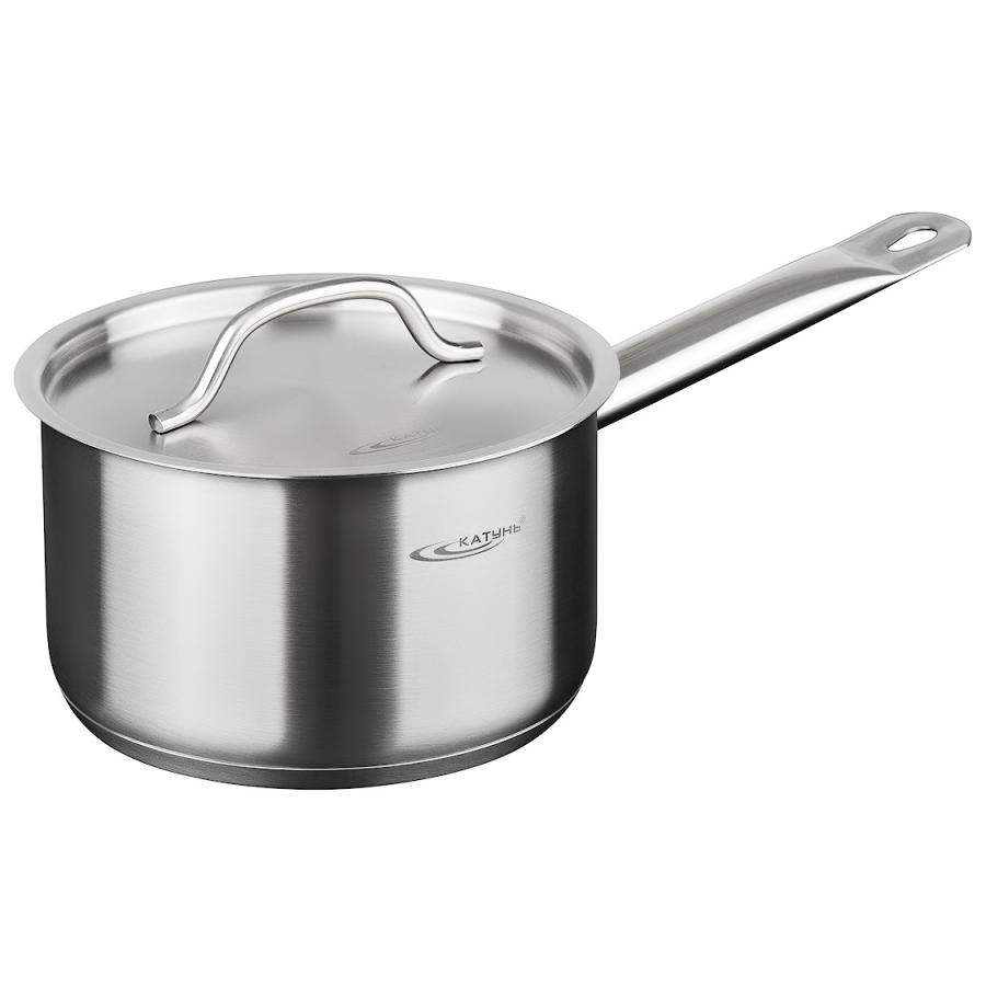 КАТУНЬ Общепит-Шеф Сотейник  2,6л d18 h11 с/кр трс с одной ручкой КТ-ОБ-КК-18