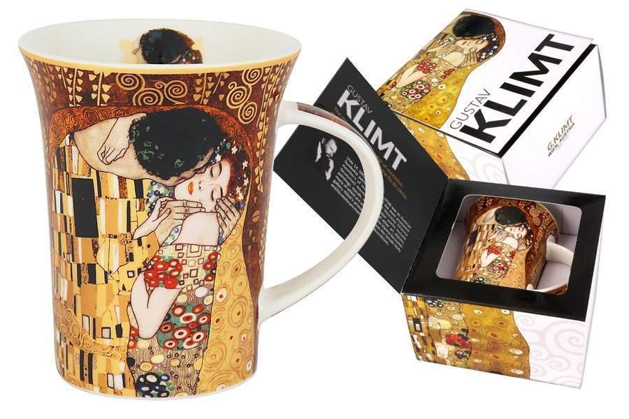 CARMANI Кружка Поцелуй Г.Климт 350мл CAR2-532-8101 