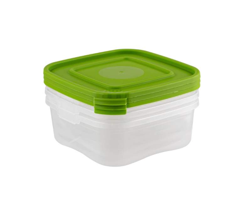 ПОЛИМЕРБЫТ Комплект контейнеров 4368001 Каскад 3штх1400мл 175х175х105мм 