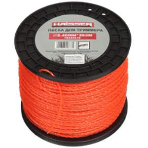 Леска Haisser  2,0*378м  д/триммера, витой квадрат  HS210142 