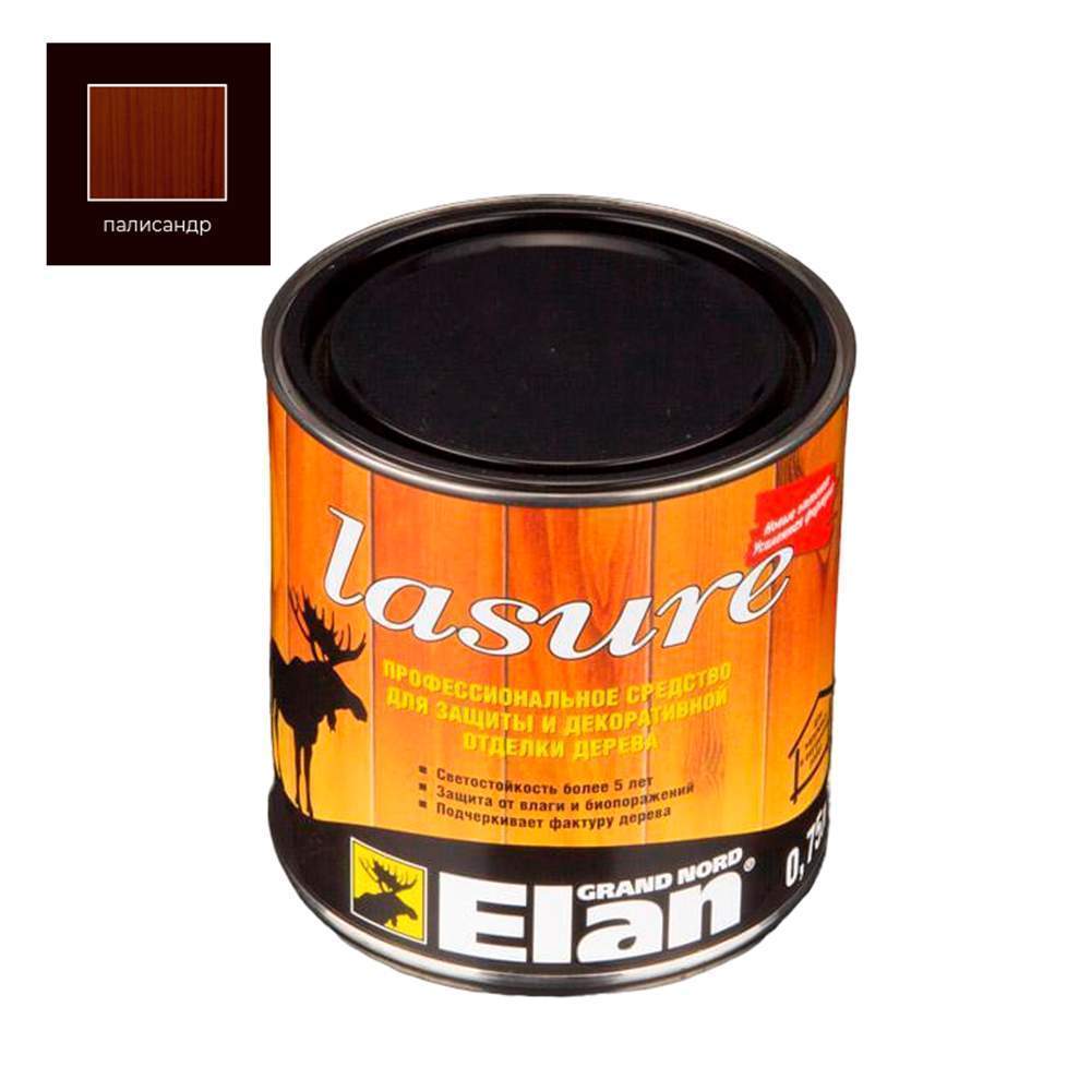 Лазурь долговечная Элан  0,75л  палисандр