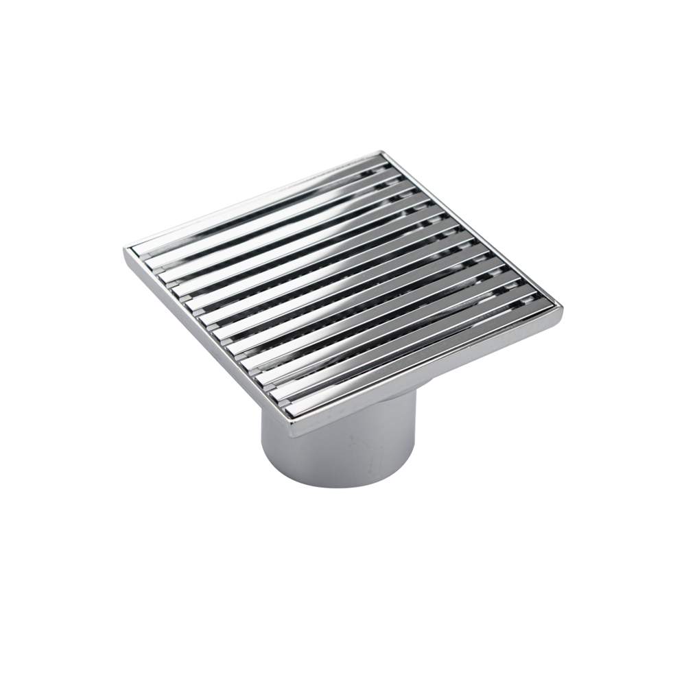 Трап Санакс 100х100мм выход 50мм Хром 1184