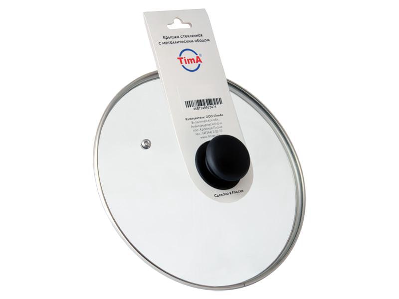 TIMA Крышка 4732 стекло с металлическим ободком 320мм