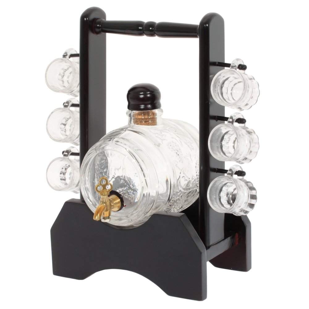 REMECO COLLECTION Бочонок 751434 с 6-ю стопками 1000мл 20х13х32см