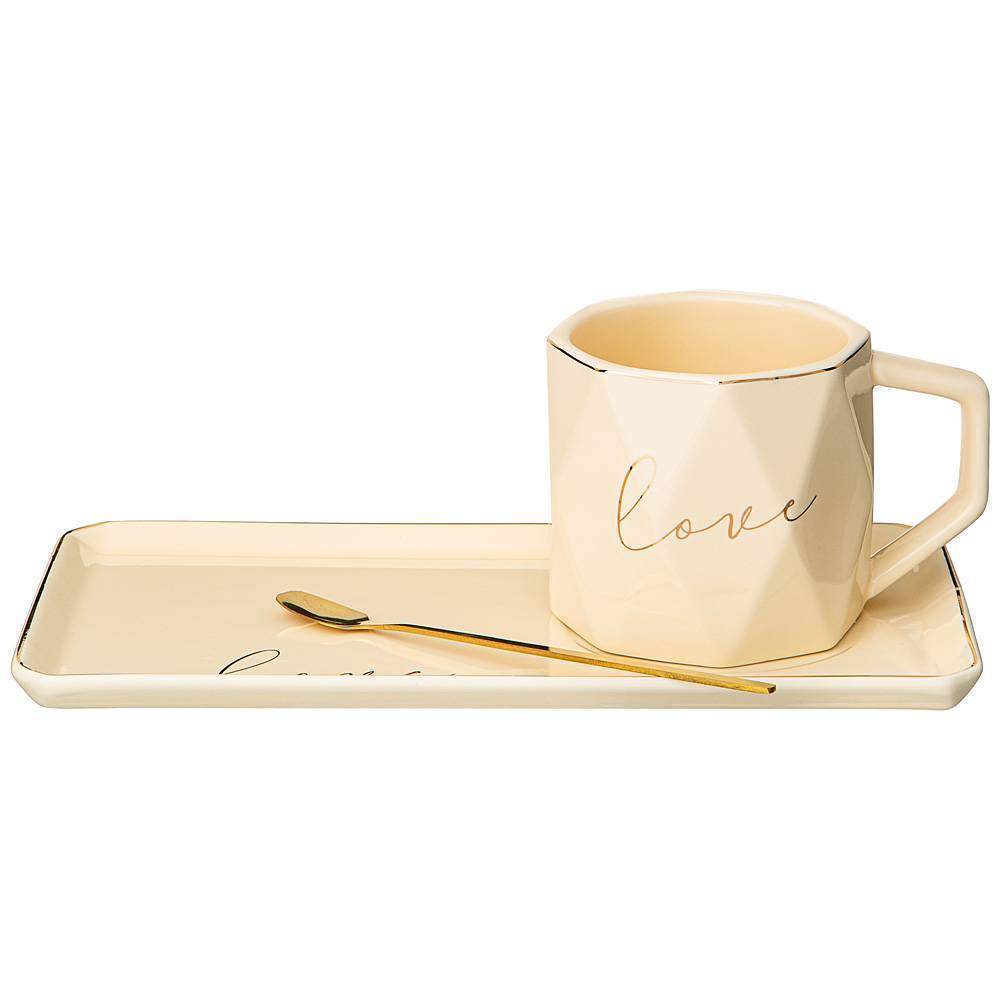 LEFARD Набор чайный 90-1058 3пр/1перс 260мл Break Time бежевый